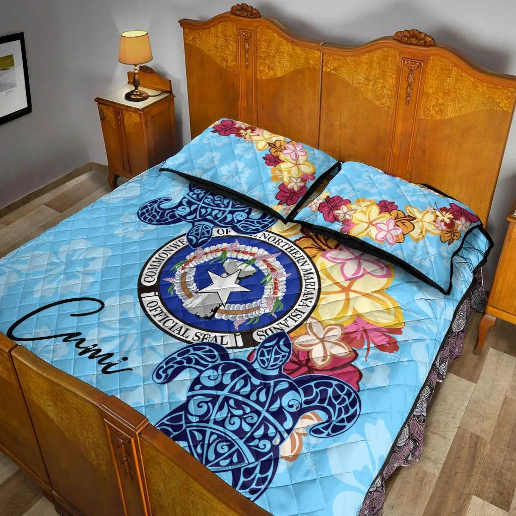 Northern Mariana Islands Quilt Bed Set - Tropical Style