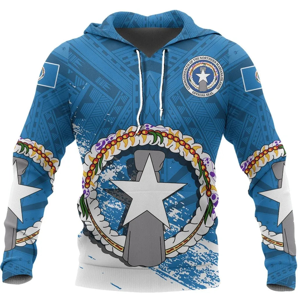 Northern Mariana Islands Hoodie - Northern Mariana Islands Flag Seal Special