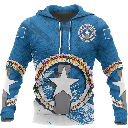 Northern Mariana Islands Hoodie - Northern Mariana Islands Flag Seal Special