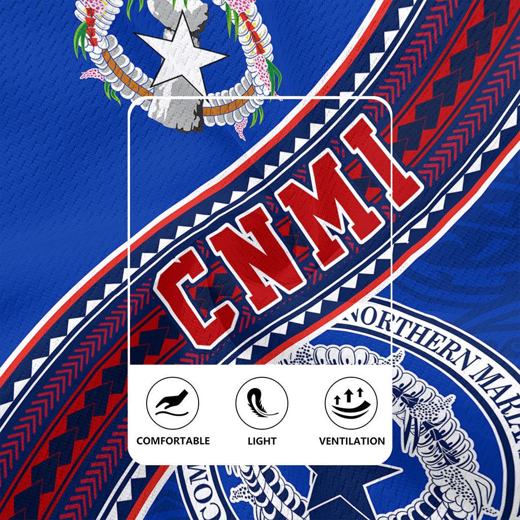 Northern Mariana Islands Rugby Jersey Flag And Coat Of Arms
