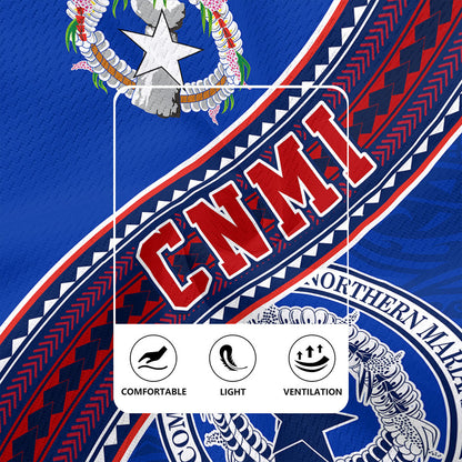 Northern Mariana Islands Rugby Jersey Flag And Coat Of Arms