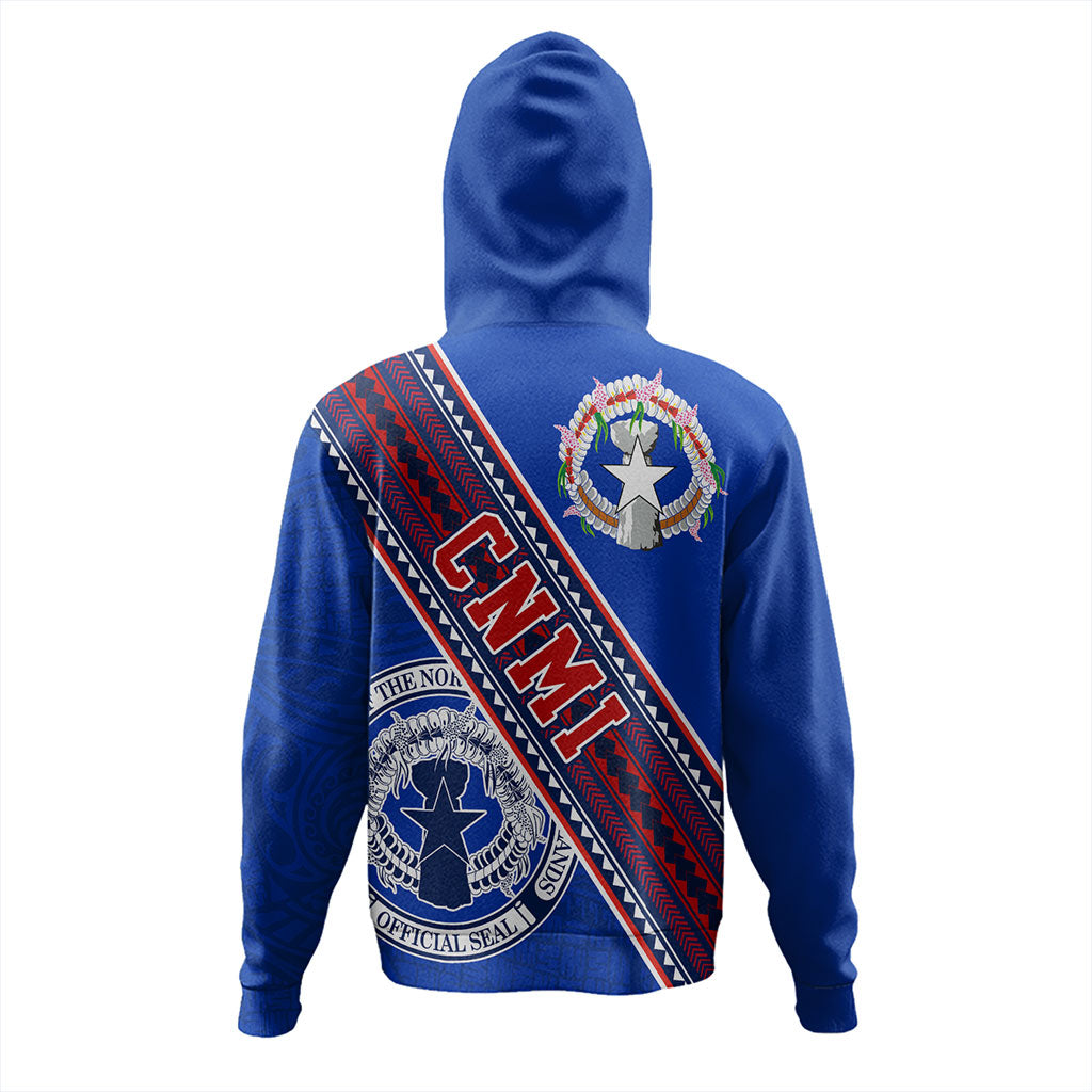 Northern Mariana Islands Hoodie Flag And Coat Of Arms