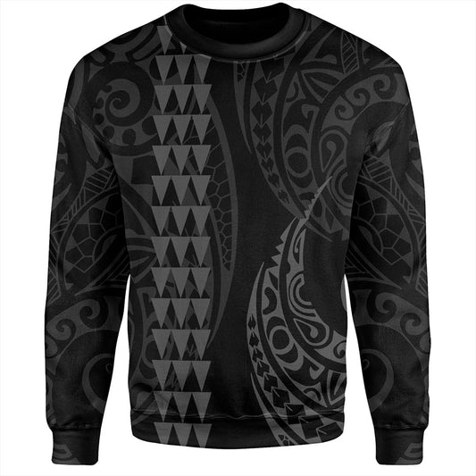 Hawaii Sweatshirt Polynesia Kakau Style