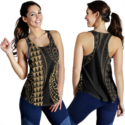 Hawaii Women Tank Polynesia Kakau Style