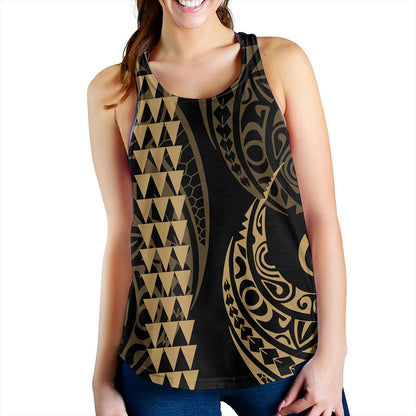 Hawaii Women Tank Polynesia Kakau Style
