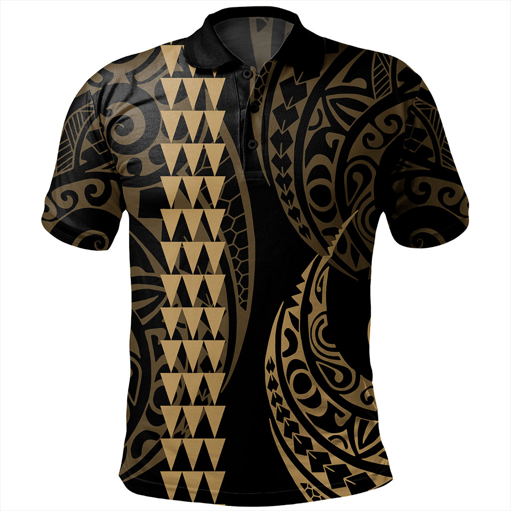 Hawaii Polo Shirt Polynesia Kakau Style