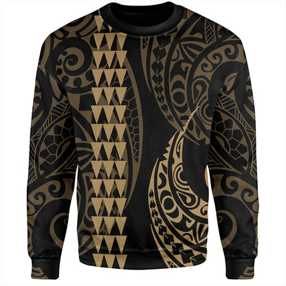 Hawaii Sweatshirt Polynesia Kakau Style