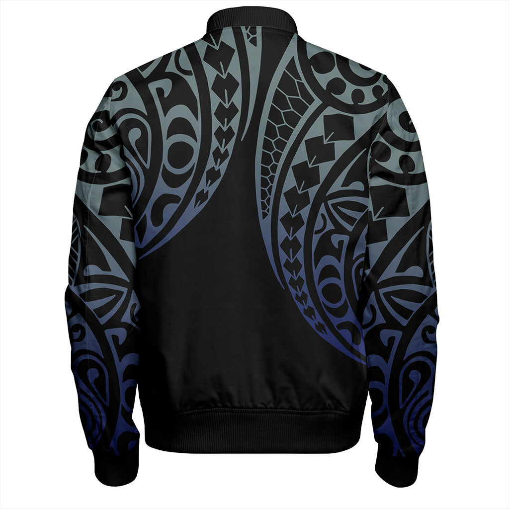 Hawaii Bomber Jacket Polynesian Kakau Style Ver.1