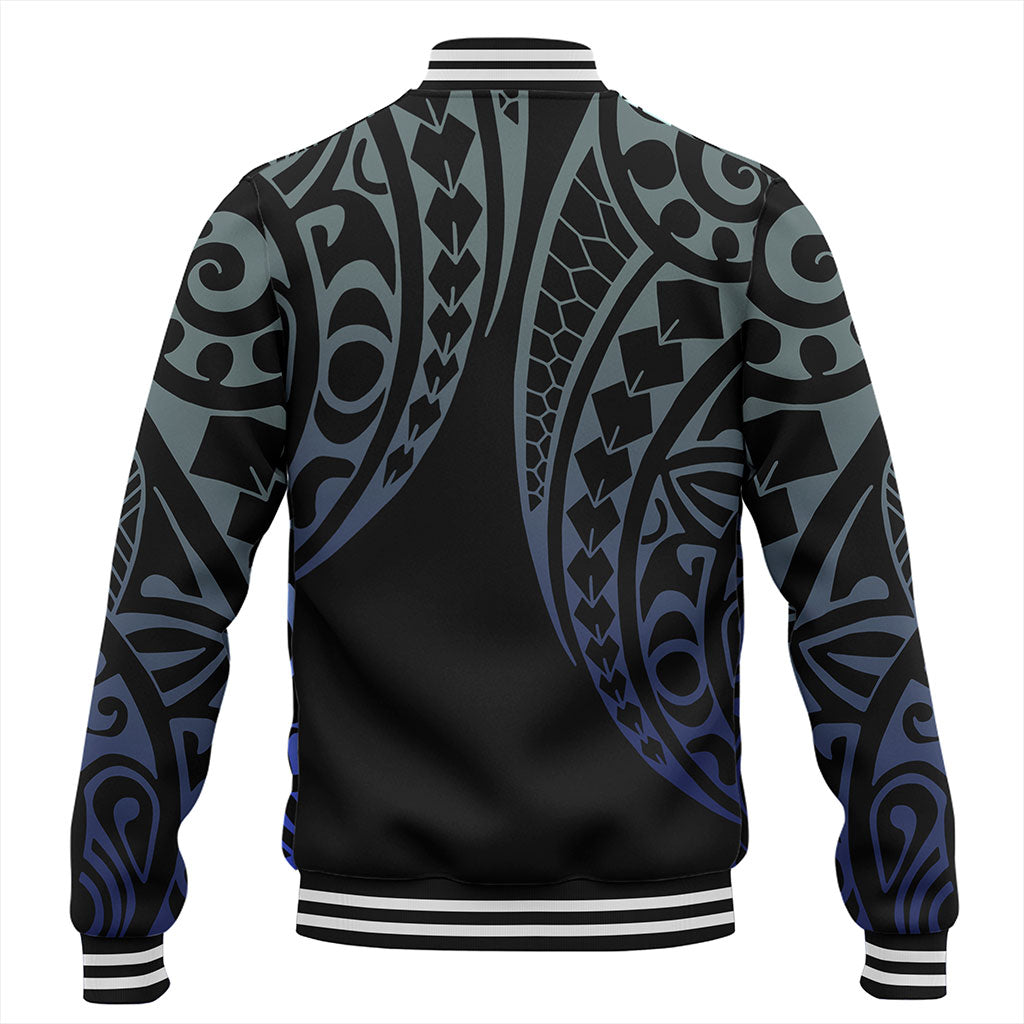 Hawaii Baseball Jacket Polynesian Kakau Style Ver.1