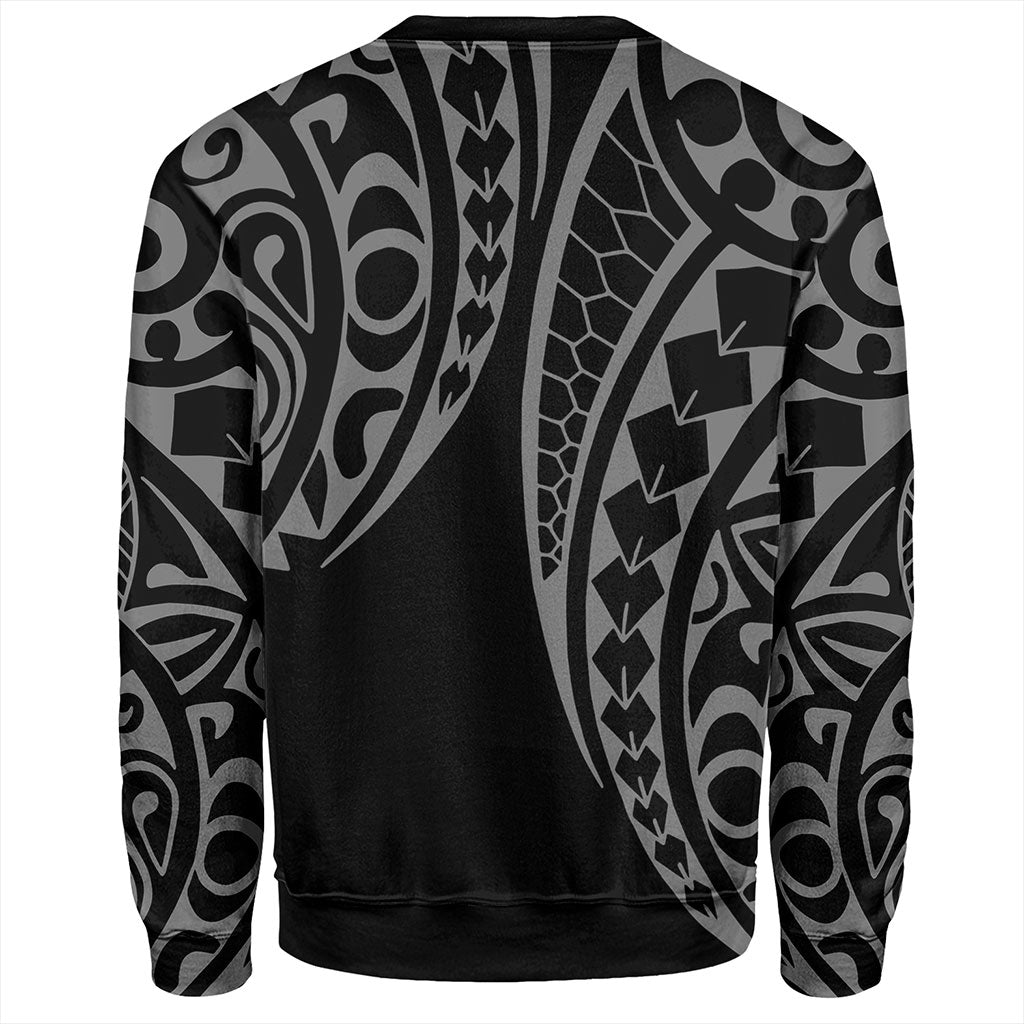 Hawaii Sweatshirt Polynesia Kakau Style