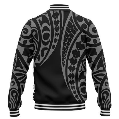 Hawaii Baseball Jacket Polynesia Kakau Style