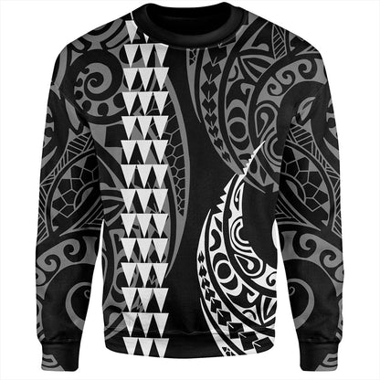 Hawaii Sweatshirt Polynesia Kakau Style