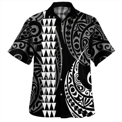 Hawaii Hawaiian Shirt Polynesia Kakau Style