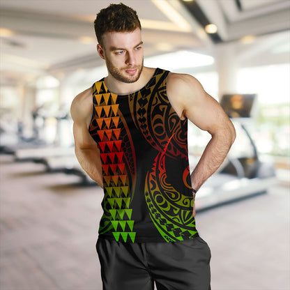 Hawaii Tank Top Polynesia Kakau Style