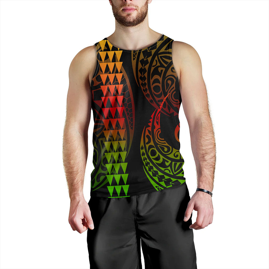 Hawaii Tank Top Polynesia Kakau Style