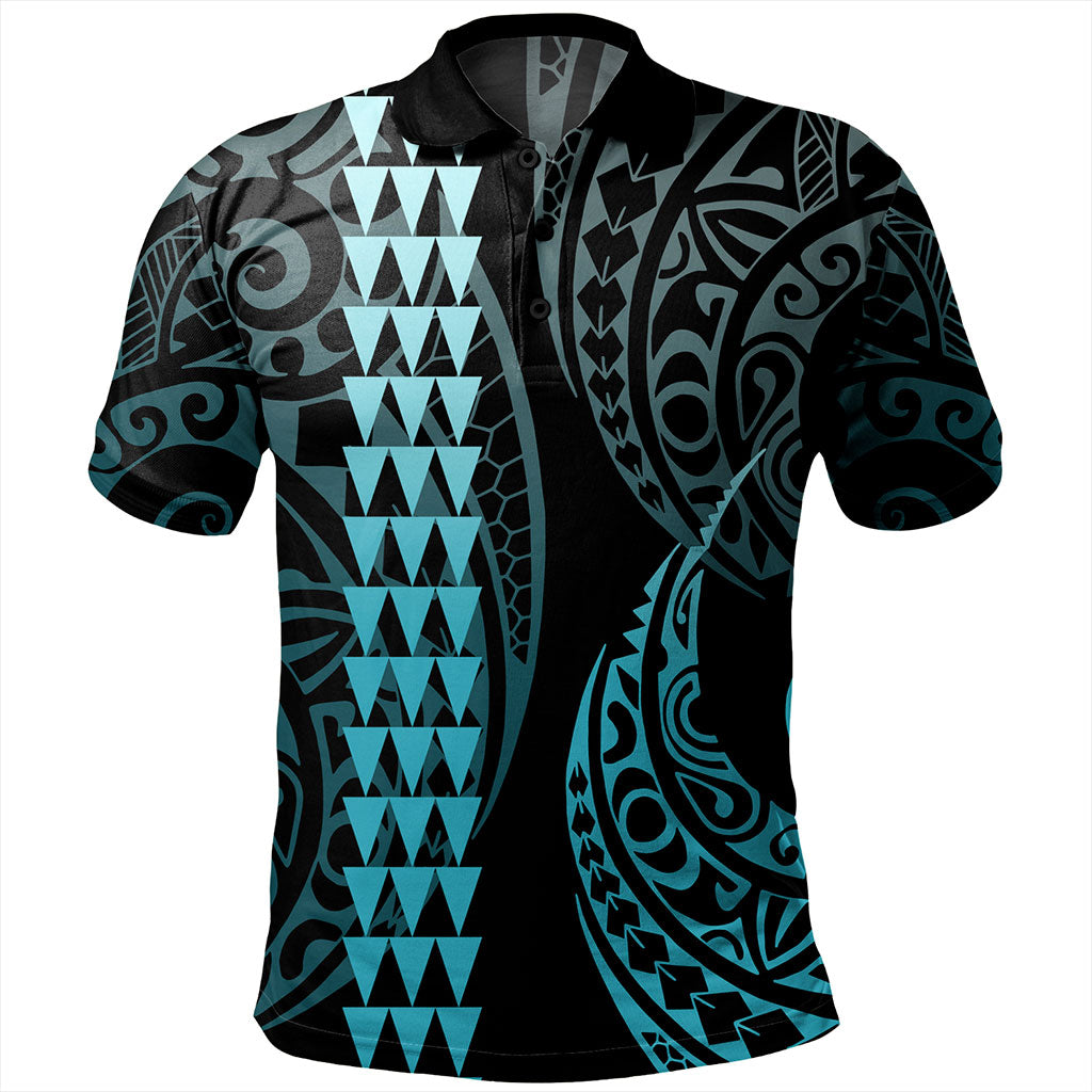 Hawaii Polo Shirt Polynesian Kakau Style Ver.1