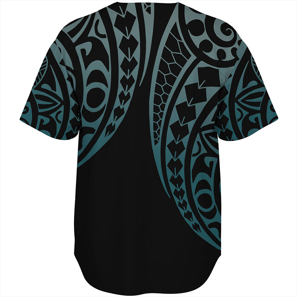 Hawaii Baseball Shirt Polynesian Kakau Style Ver.1