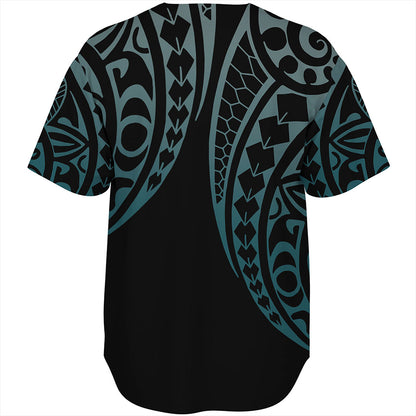 Hawaii Baseball Shirt Polynesian Kakau Style Ver.1