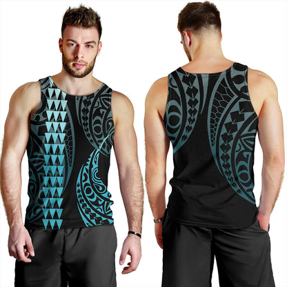 Hawaii Tank Top Polynesian Kakau Style Ver.1