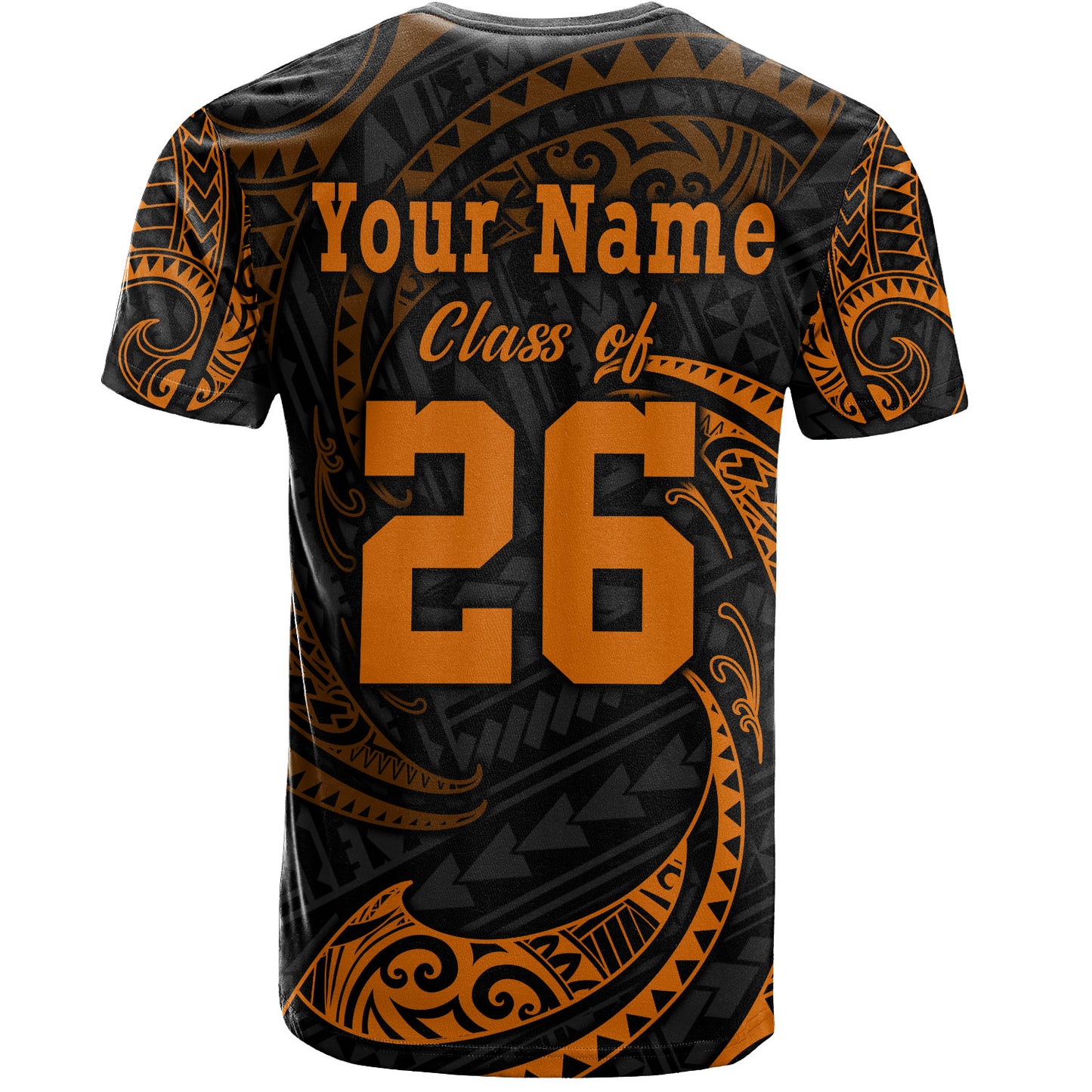Hawaii T-Shirt Custom Class Of 2026 Tribal Wave