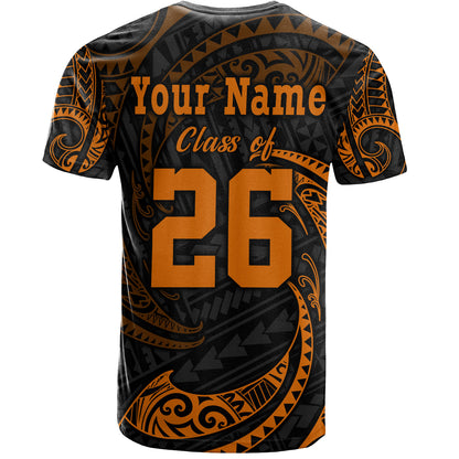 Hawaii T-Shirt Custom Class Of 2026 Tribal Wave