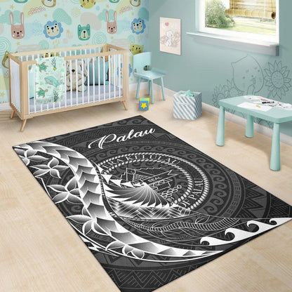 Palau Area Rug - Polynesian Pattern Style