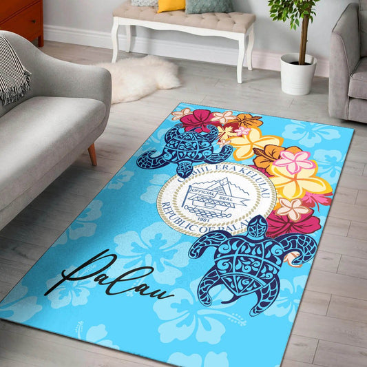Palau Area Rug - Tropical Style