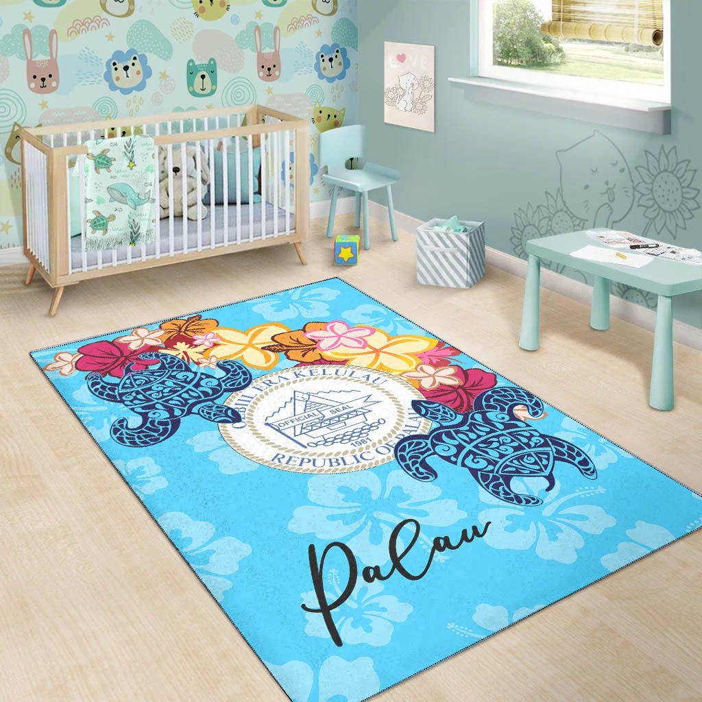 Palau Area Rug - Tropical Style