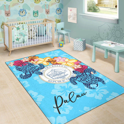 Palau Area Rug - Tropical Style