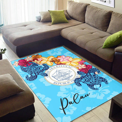Palau Area Rug - Tropical Style
