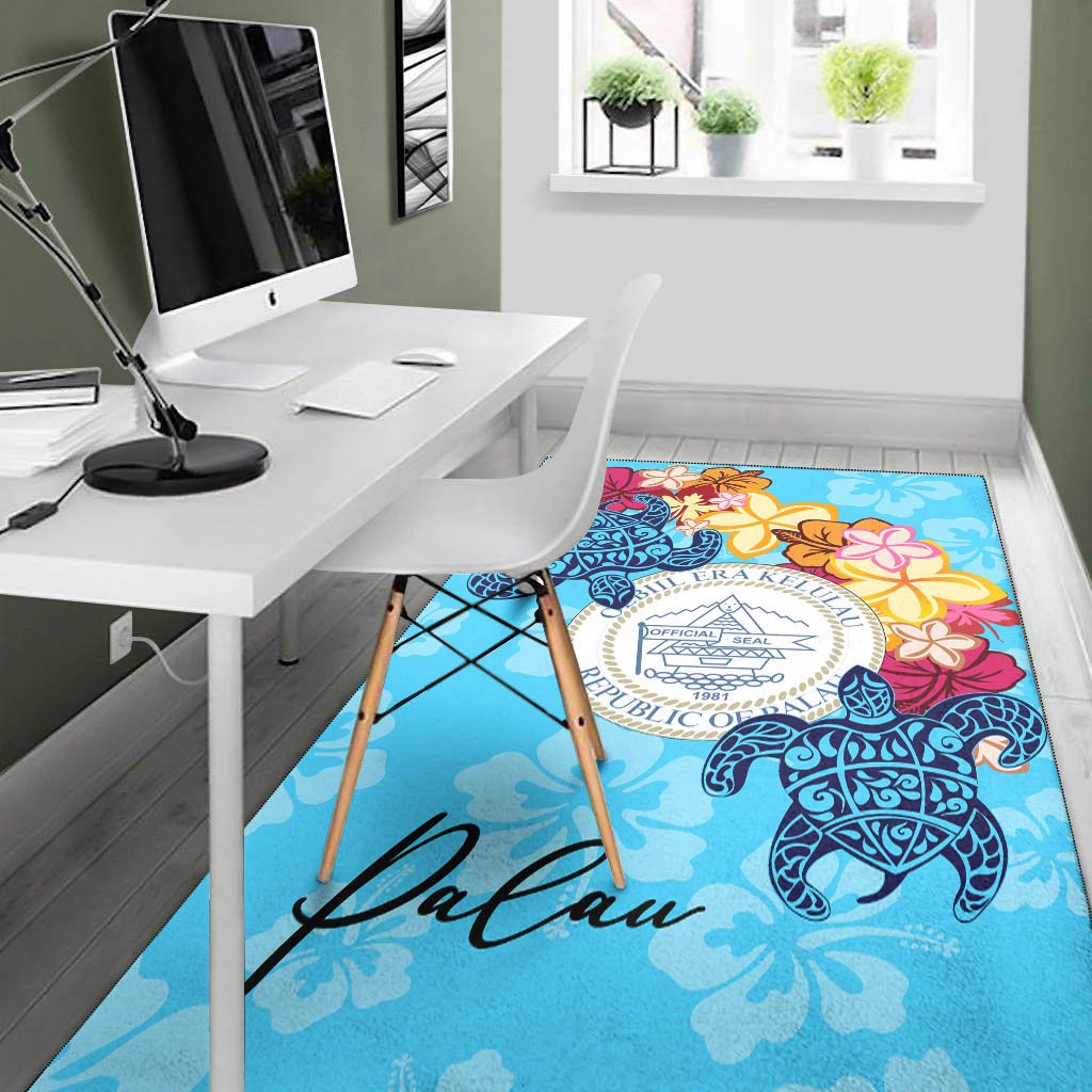 Palau Area Rug - Tropical Style