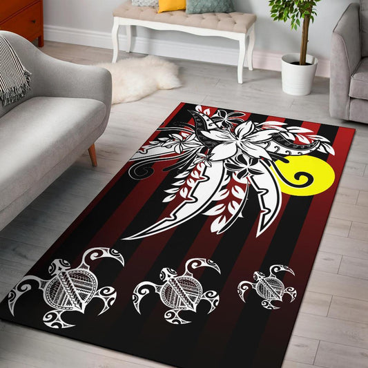 Palau Area Rug - Vertical Stripes Style