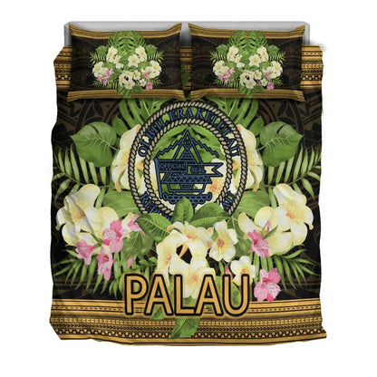 Palau Bedding Set - Polynesian Gold Patterns Collection
