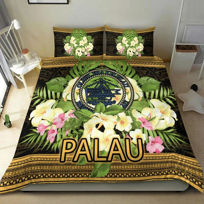 Palau Bedding Set - Polynesian Gold Patterns Collection