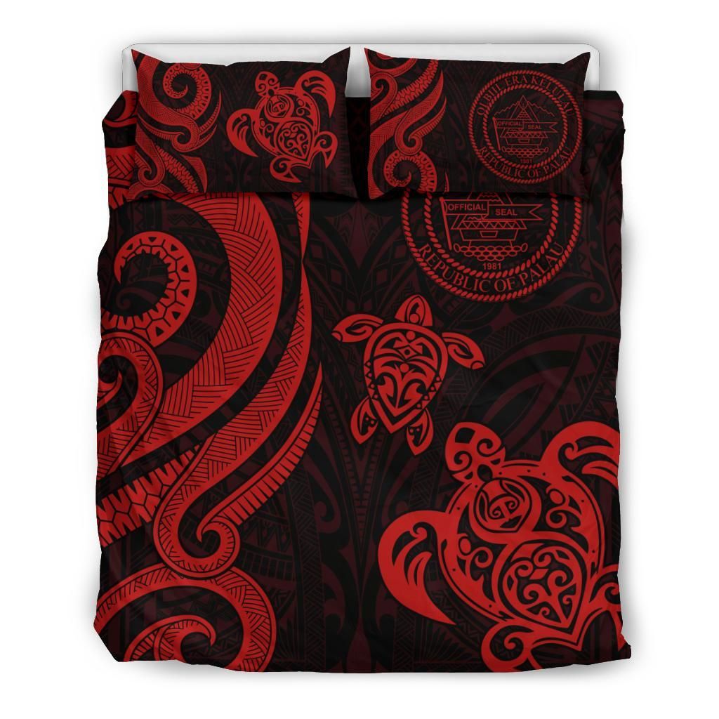 Palau Bedding Set - Red Tentacle Turtle