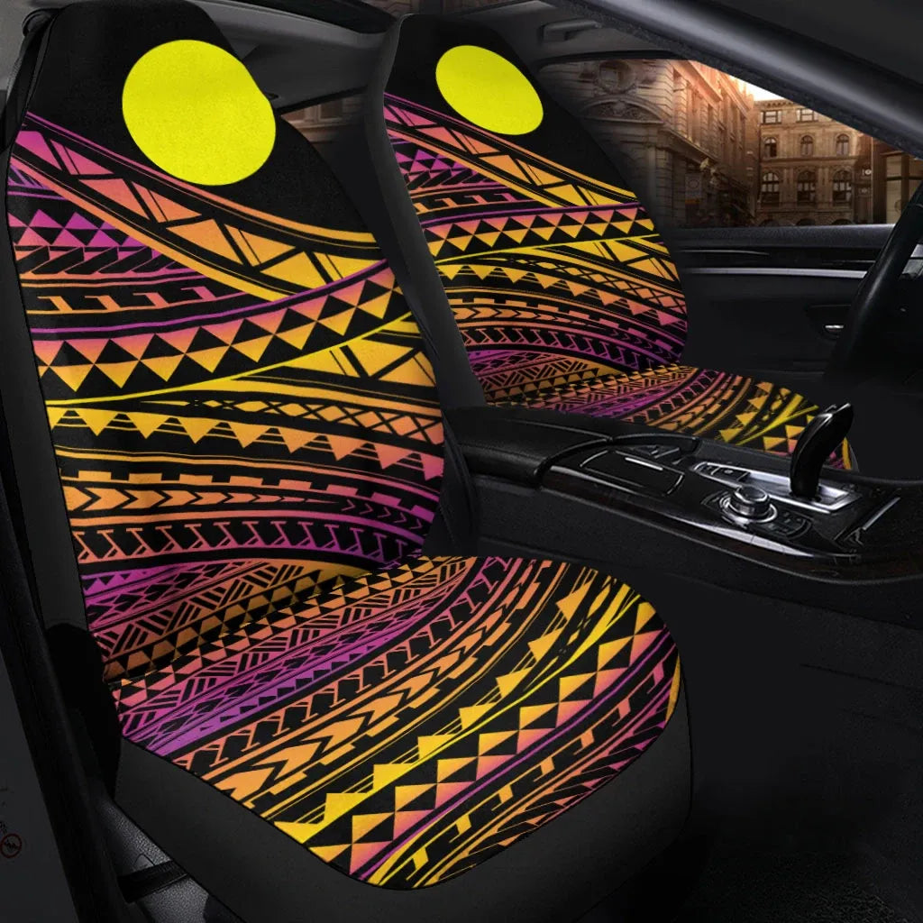 Palau Car Seat Cover - Special Polynesian Ornaments