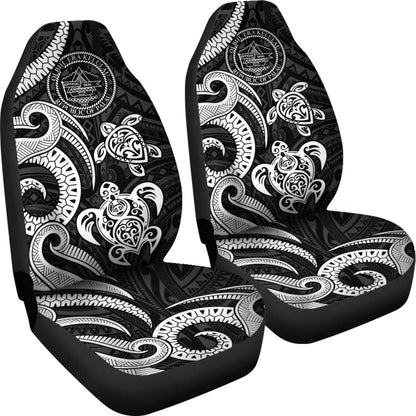 Palau Car Seat Covers - White Tentacle Turtle