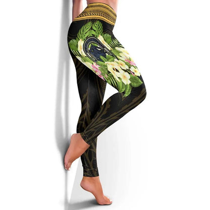 Palau Legging - Polynesian Gold Patterns Collection