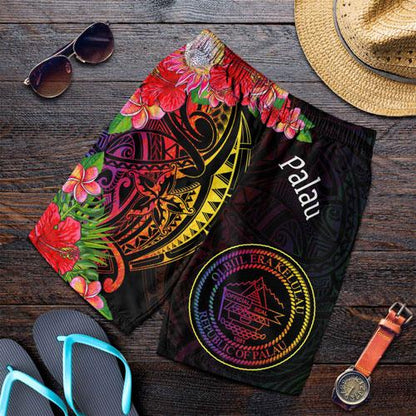 Palau Men Shorts - Tropical Hippie Style
