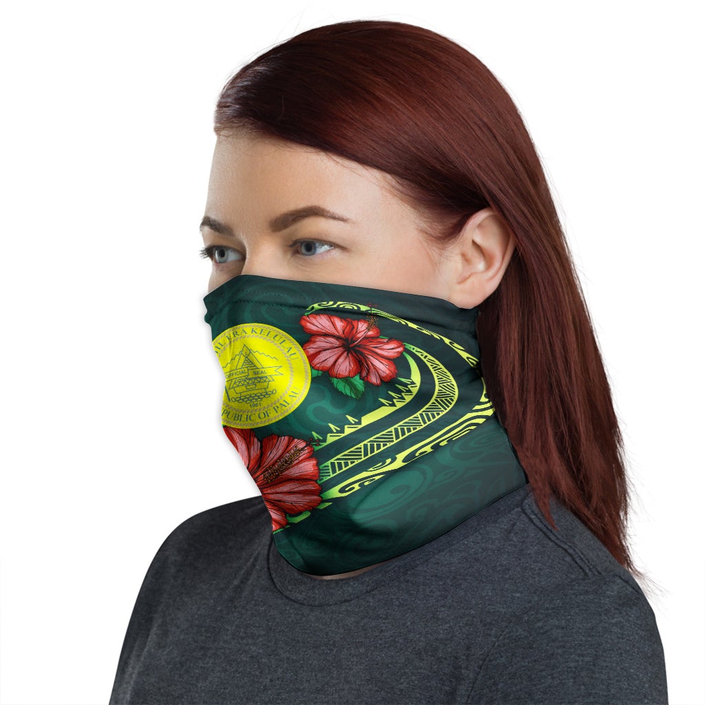Palau Neck Gaiter - Hibiscus With Seal
