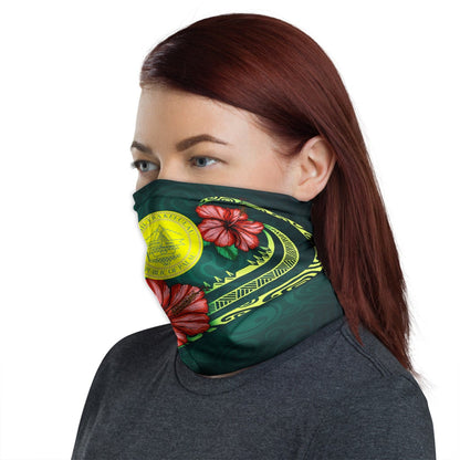 Palau Neck Gaiter - Hibiscus With Seal