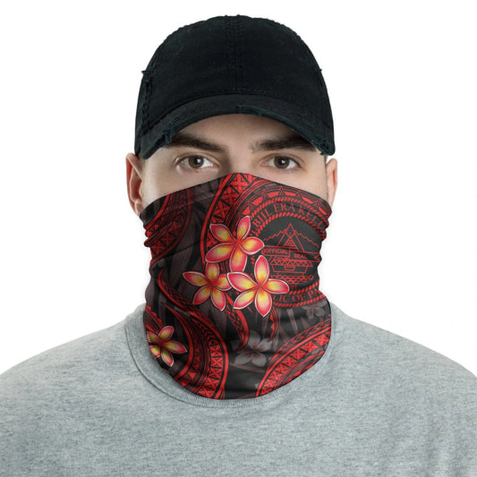 Palau Neck Gaiter - Plumeria Red