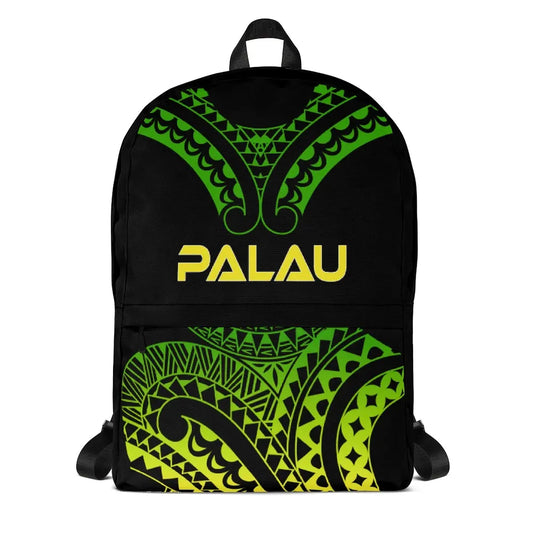Palau Polynesian Backpack - Reggae Tribal Pattern