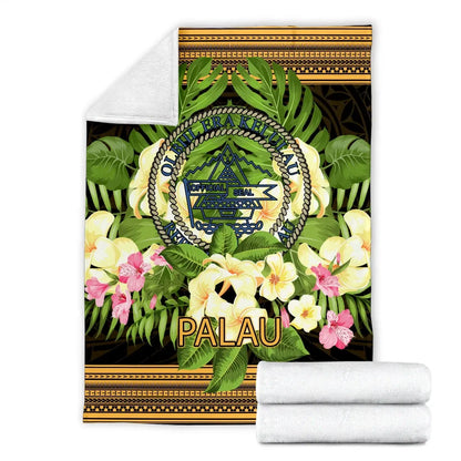 Palau Premium Blanket - Polynesian Gold Patterns Collection