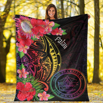 Palau Premium Blanket - Tropical Hippie Style