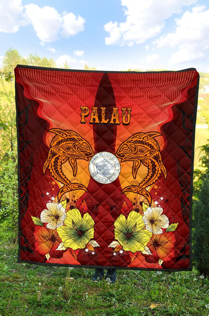 Palau Premium Quilt - Tribal Tuna Fish