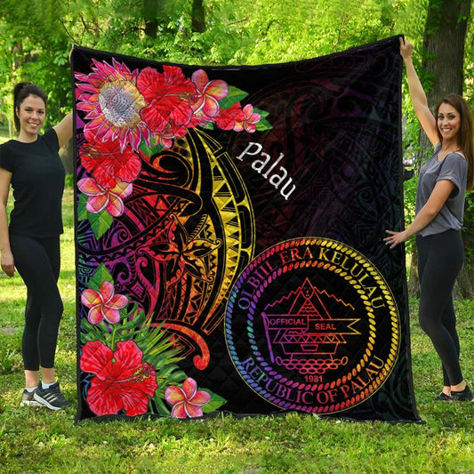 Palau Premium Quilt - Tropical Hippie Style