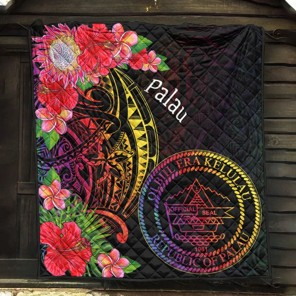 Palau Premium Quilt - Tropical Hippie Style