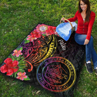 Palau Premium Quilt - Tropical Hippie Style