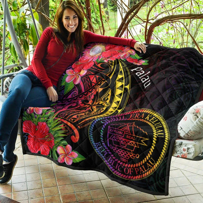 Palau Premium Quilt - Tropical Hippie Style